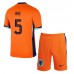 Maillot de foot Pays-Bas Nathan Ake #5 Domicile vêtements enfant Europe 2024 Manches Courtes (+ pantalon court)